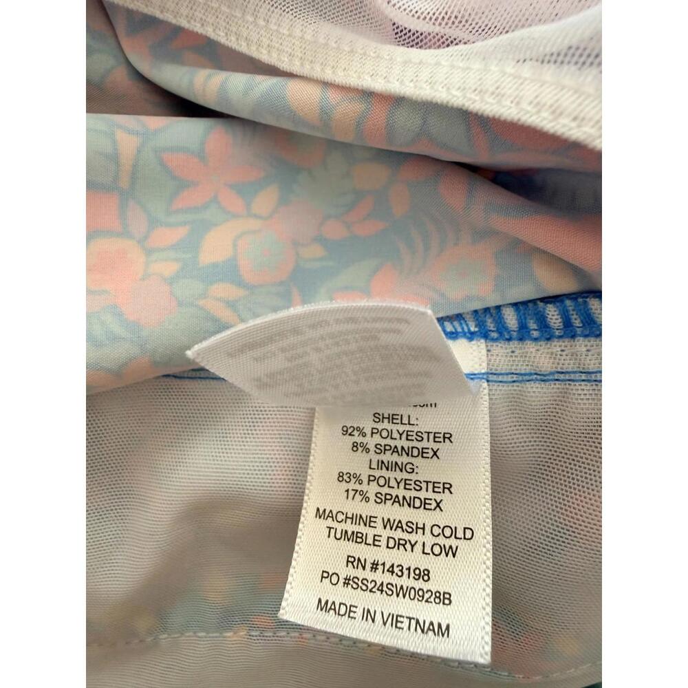 Chubbies "The Spades" 5.5 Blue Floral Mesh Lined Swim Trunks Mens Size M - Picture 4 of 13